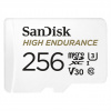 SanDisk microSDHC High Endurance Video 256 GB C 10 U3 V30, adaptér - SanDisk microSDHC 256GB SDSQQNR-256G-GN6IA