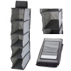 Verk 01329 Závěsný organizér s 5 přihrádkami 30x15x70cm šedá