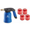 KEMPER - Opalovací hořák piezo + 4x STOPGAS plynová kartuše 360 ml (190 g) KEMPER KGKE2019SETS