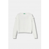 Detský sveter United Colors of Benetton 13HHC108W.G.seasonal biela 160