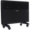 TAGRED Elektrický konvektor s termostatom, výkon 1500 W, čierny