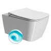 SAPHO NUBES 55cm RIMLESS WC závesné hranaté, Swirlflush splachovanie, 961511