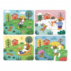 Vilac Drevené puzzle 4 obdobia - poškodený obal