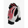 Cyklistické rukavice 100% Geomatic Gloves - grey/racer red