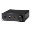 Pro-Ject Head Box E Black - Sluchátkový zesilovač s konektory 6,3 mm a 3,5 mm