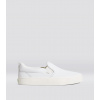 SLIP-ON White Premium Leather Sneaker