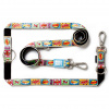 Max&Molly Multi-Leash Comic - odnímateľné vodítko pre psa, zaujímavý vzor, 200cm - XS