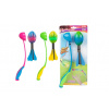 Teddies Šipka házecí pěnová + startér - 19 cm - 3 barvy