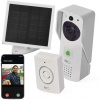 EMOS GoSmart Home Bezdrôtový batériový videozvonček IP-09D s Wi-Fi a solárnym panelom