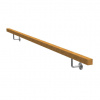 EKOfence Drevené madlo BUK a nerezové držiaky, JP40x40mm/L2000mm 14372