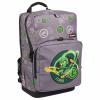 Školský batoh viackomorový LEGO Ninjago, odtiene šedej a striebornej, viacfarebný, zelený 23 l