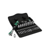 Wera 004019 Sada račňových kľúčov Zyklop Speed 8100 SA 9, 28 d. Upínací diel 1/4 - palca
