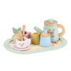 Little Dutch Čajový set drevený s kvetinovou potlačou