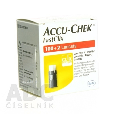 ACCU-CHEK FastClix Zásobník lancetový do odberoveho pera, 17x6 lanciet (102 ks), 1x1 bal, 4015630056996