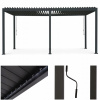 Záhradná terasová pergola Premium 3x6 Veľké zastrešenie z hliníka Gutroof