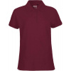 Neutral | O22980, Dámske piqué polo z bio bavlny, červená Bordeaux, XL
