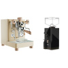 Lelit Bianca PL162T V3, gold + Eureka Mignon Turbo, BL black