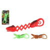 Teleskopické kliešte Dinosaurus plast 21 cm 3 farby na karte