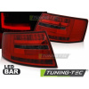 Tuning-tec Zadné svetlá LED BAR ČERVENÉ DYMOVÉ pasuje na AUDI A6 C6 SEDAN 04.04-08 6-PIN