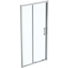 Ideal Standard Connect 2 sprchové dvere 100 cm posuvné strieborná brúsená/priehľadné sklo K9273EO