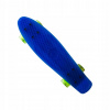Mini Longboard Skateboard - modrá (Mini Longboard Skateboard - modrá)