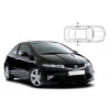 Slnečné clony na okná - HONDA Civic hatchback 3dv. (2006-) - Len na bočné stahovacie sklá