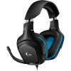 Logitech G432 herné slúchadlá čierna