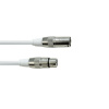 Eurolite DMX kabel XLR 3pin 5m bílý