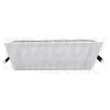 Podhľadové štvorcové svietidlo,zápustné, TRACON LED-DLN-6NW,biele