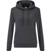 F.O.L. | Classic Lady-Fit Hooded Sweat, Dámska mikina s kapucňou, sivá Dark Heather, XL