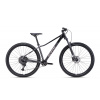 CTM CHARISMA 4.0 dámsky bicykel, matná kovová čierna / lesklá čierna Rám: L