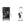 Profitec GO, black + Eureka Helios 75, white