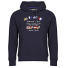 Gant Mikiny GRAPHIC SWEAT HOODIE Námornícka modrá