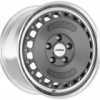 RONAL RETRO SILVER RR10 7X15 4/100 ET37 NB68 RSI RONAL 7x15 4x100 ET37.00 dull anthracite / polish