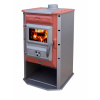 Liatinové krbové kachle max 6,9 kW Magická pec červené (Liatinové krbové kachle Magická pec )