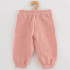 Dojčenské mušelínové nohavice New Baby Feeling ružová - 80 (9-12m)