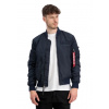 ALPHA INDUSTRIES BUNDA MA-1 VF AUTHENTIC OVERDYED Tmavá modrá S
