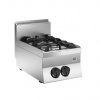 Gastro-Inox plynový sporák 650 HP s 2 horákmi, 40 cm