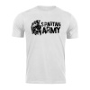 DRAGOWA krátke tričko spartan army Aristón, biela 160g/m2 - 5XL