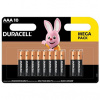 Duracell Jednorázové alkalická batéria AAA, 10-pack