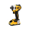 DEWALT Akumulátorový rázový uťahovák 18 V bez uhlíkovej kefky (2 x 3,0 Ah batéria + nabíjačka + TSTAK) DCF809L2T