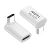 AppleMix USB-C žena/USB-C muž - 40Gb / 140W - lomený - biely