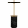UMAGE Prenosná stojaca lampa ASTERIA MOVE 25 cm, čierna, mramor
