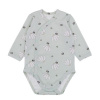 MBaby Zavinovacie dojčenské body, Bavlna, Daisy, mätové, veľ. 68, 68 (3-6m)