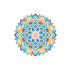 ZUTY Maľovanie podľa čísel - MANDALA II Rámovanie: vypnuté plátno na rám, Rozmer: 80x100 cm