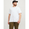 Jack and Jones Paulos T-Shirt Plus Size Mens White 2XL