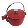 Staub liatinový čajník 21 cm/1,15 l čerešňa, 1650006