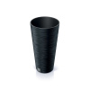 Prosperplast Kvetináč FUSU III antracitový, 30 cm
