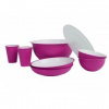 Omada Sanaliving Set 8 fuscia Fialová nádobí