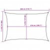 vidaXL Tieniaca plachta 160 g/m² béžová 2x3 m HDPE - Béžová - 172825-107096